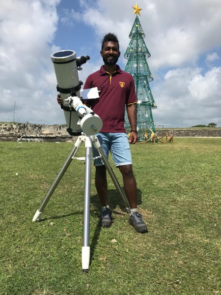 Outreach in Jaffna, Sri Lanka for the annular solar eclipse 26 December 2019