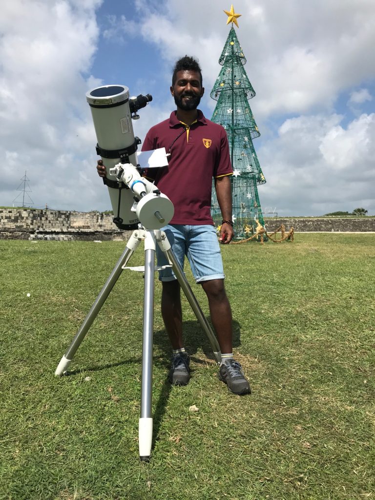 Outreach in Jaffna, Sri Lanka for the annular solar eclipse 26 December 2019